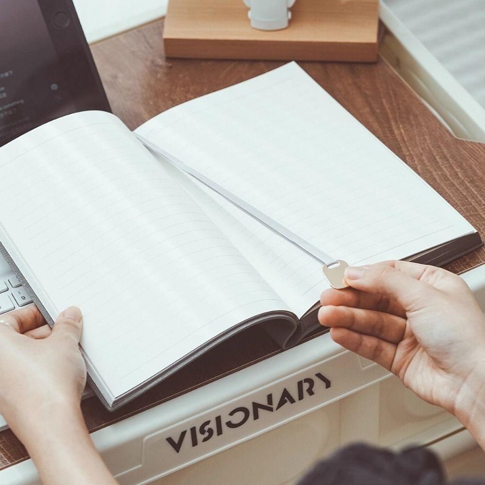 Leather Work Diary Covers - Quaderno creativo A5 con copertina in