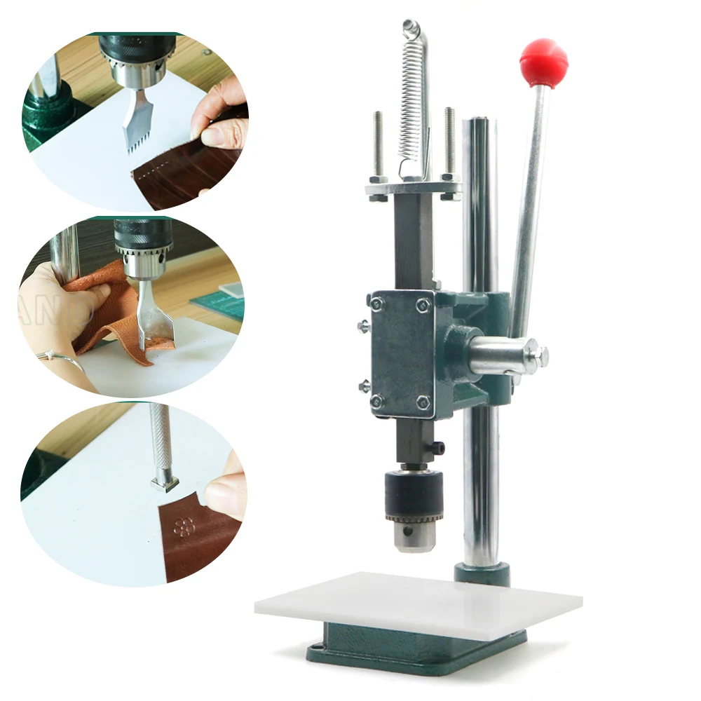 Leatherwork Hand Press - Perforatrice di fori in pelle Perforatrice
